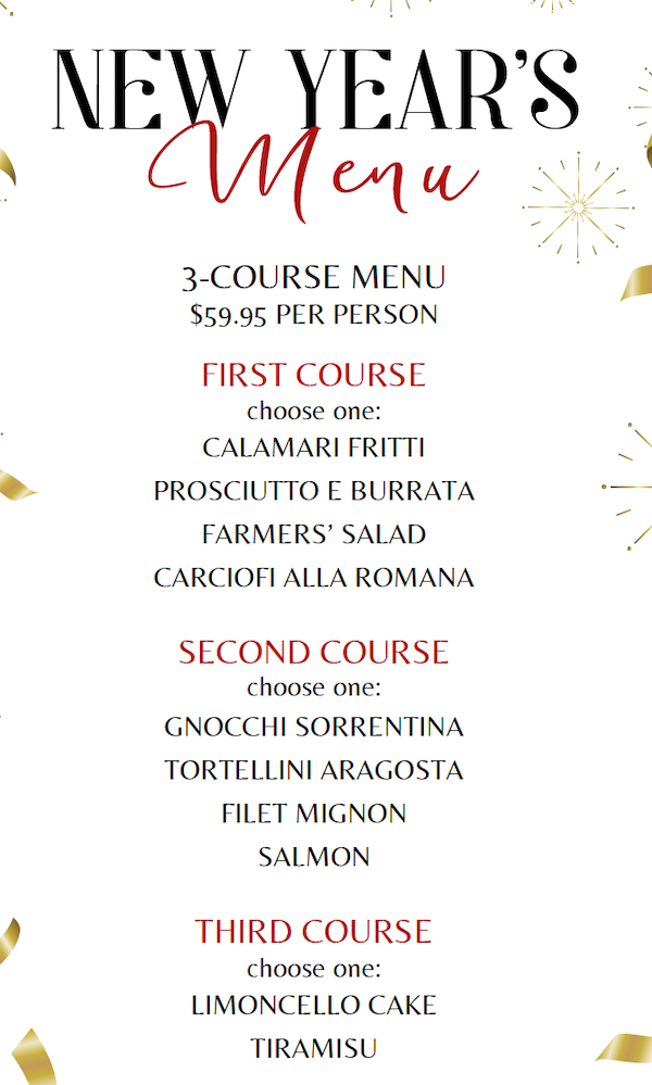 A Flavorful New Year’s Celebration at Farmer’s Table Little Italy